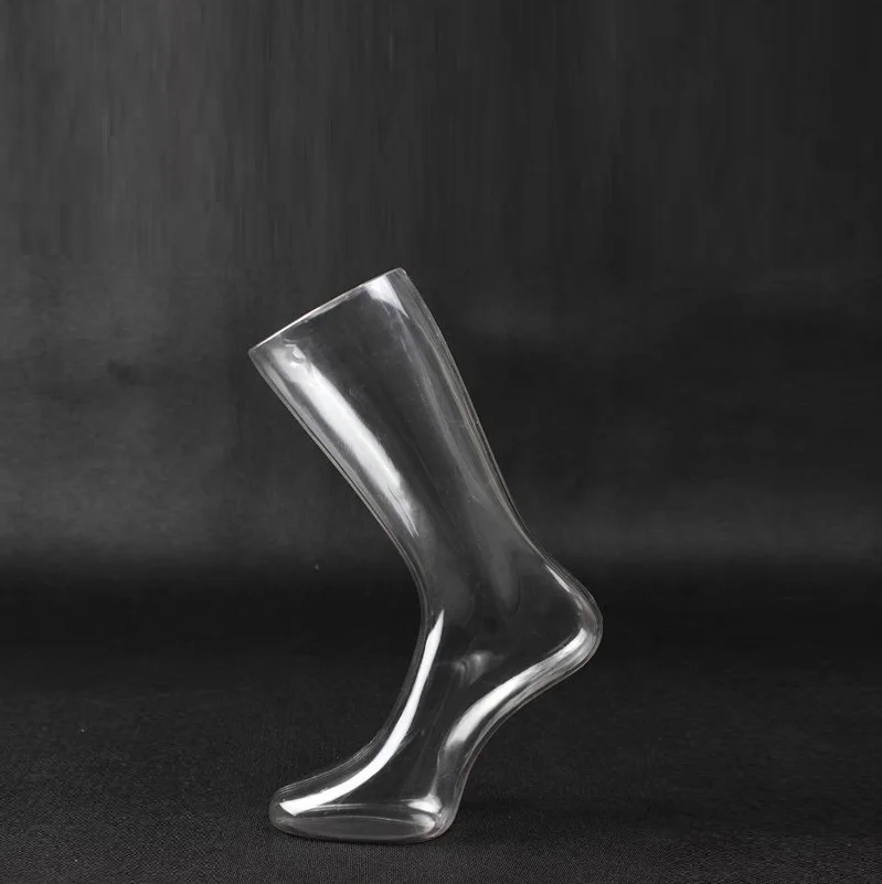 顶级pc 透明腿塑料女性腿人体模特塑料腿人体模特