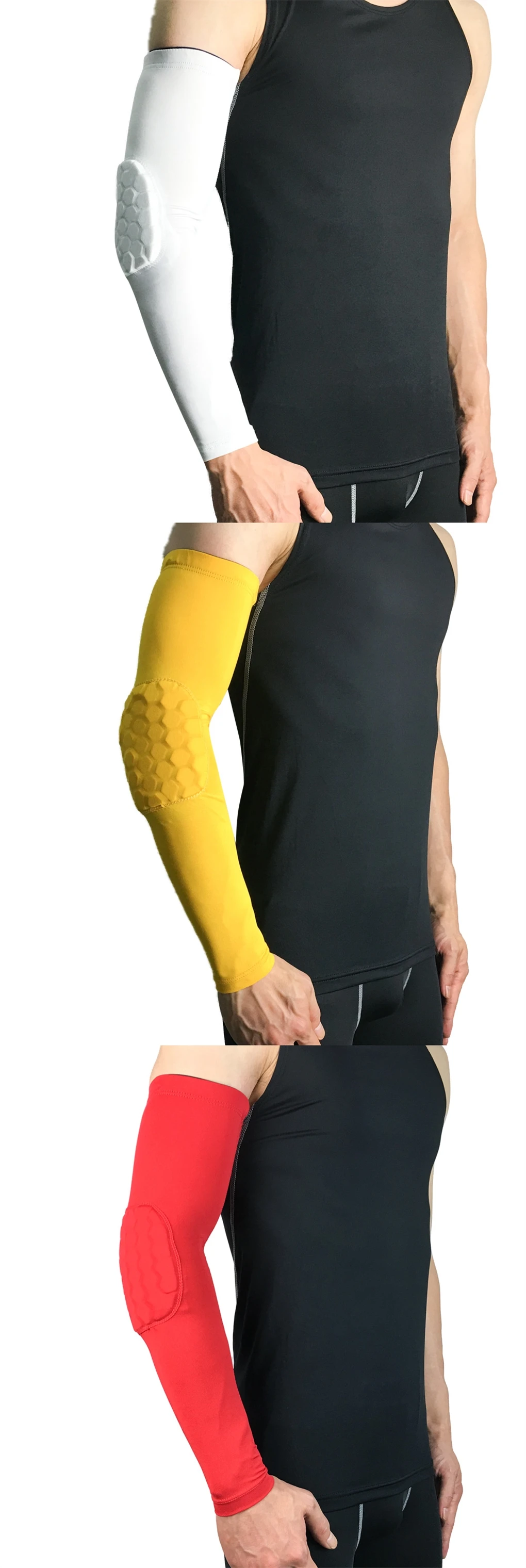Aofeite Hot Sale Tattoo Arm Sleeve Cricket Elbow Sleeve Sports Arm