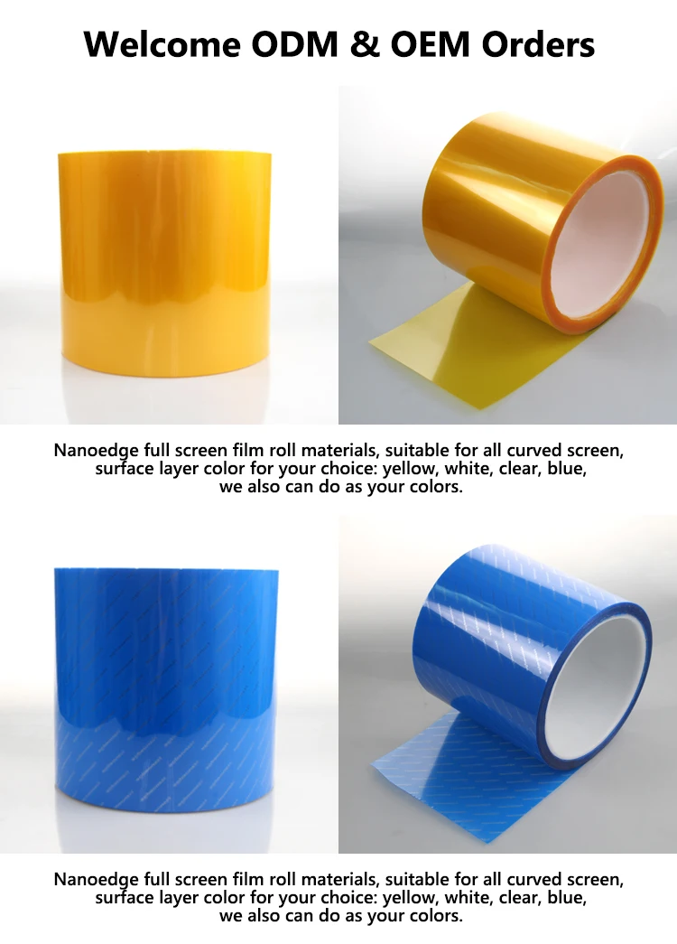 2018 Top Quality Anti Shock Self Healing Tpu Screen Protector Film Roll