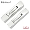 yellow gold or silver white 3/4/5/6mm many sizes square tube shape snap clasp closure for leather wrist bracelets