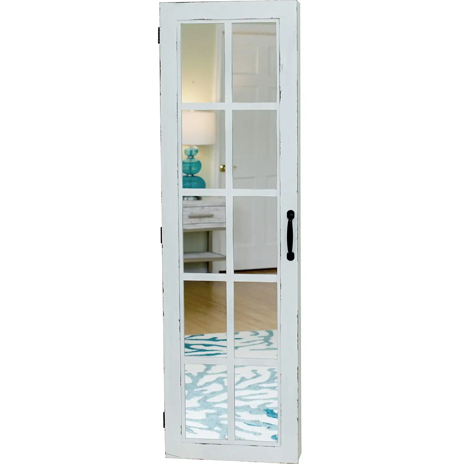 jewelry armoire white wood