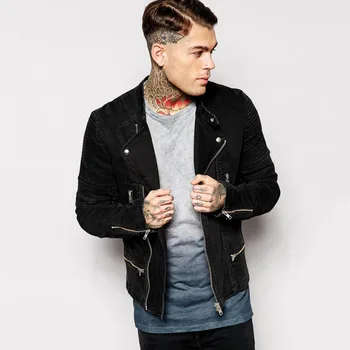 black denim jacket zipper
