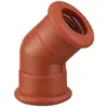 ERA Good Sale PPH high pressure pipe fittings 45 degree thread elbow