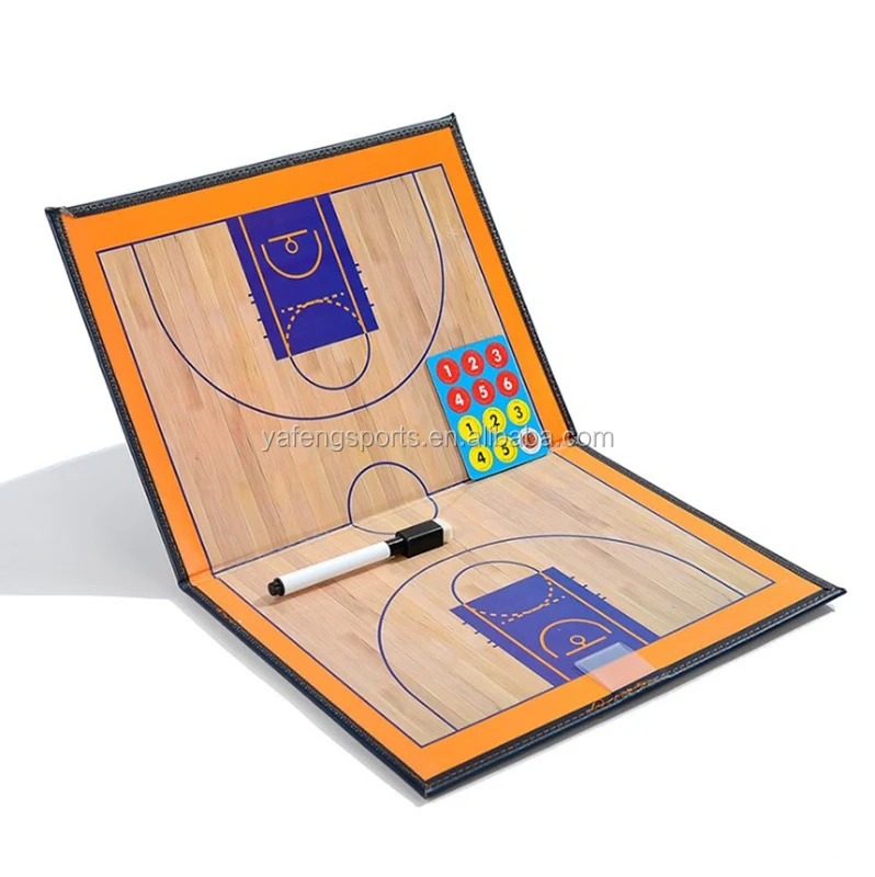 Basketball Training Coach Board With Pen Dry Erase Clipboard