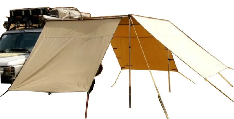 Car rear 4wd 4x4 side awning for camping