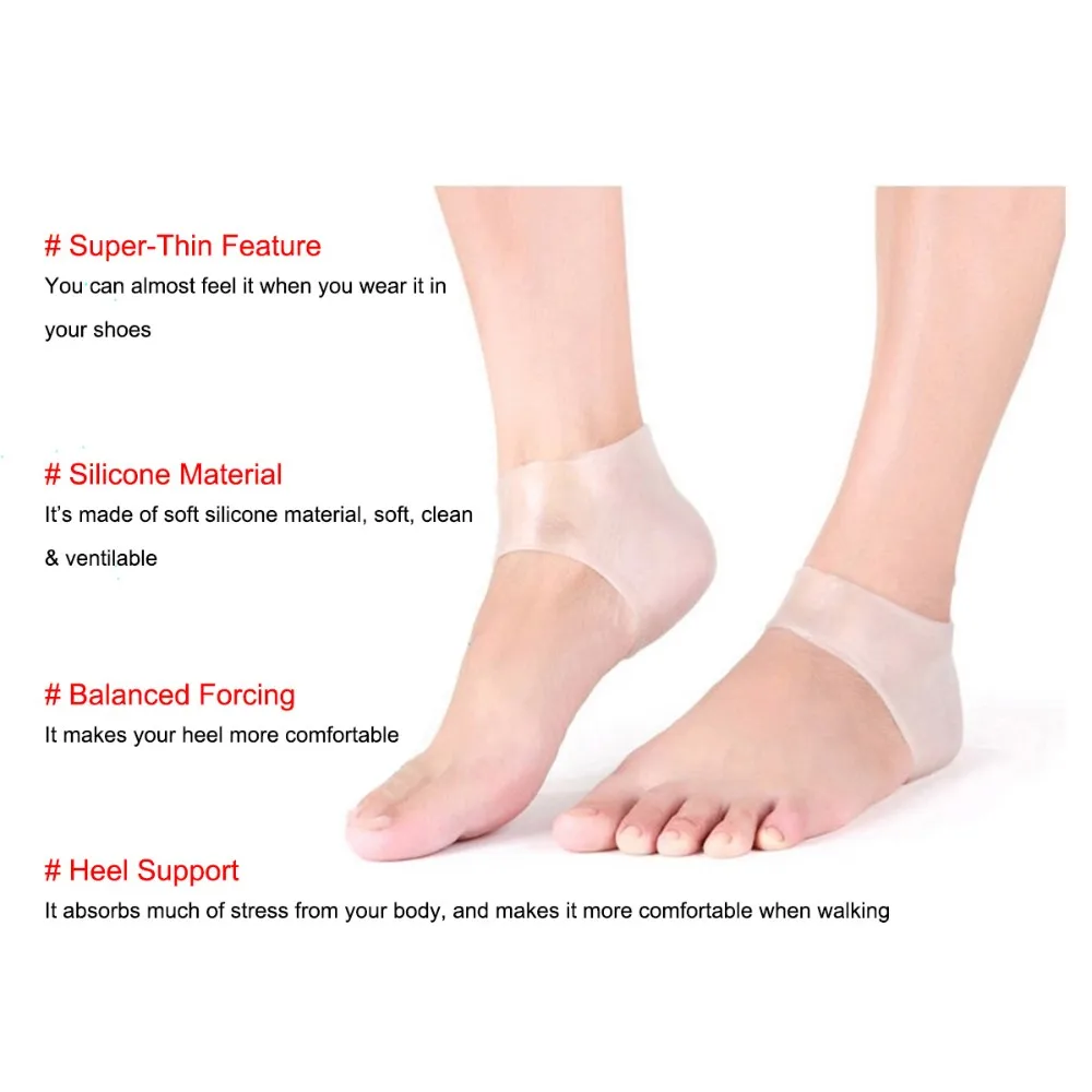 Silicone Heel Protector Foot Care Gel Protectors,heel Protector For 