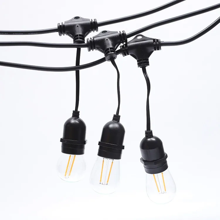 G50 bulbs holiday outdoor led festive string E27 lamp holder drop light E27