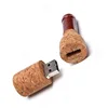 Green concept recycled wood material custom laser engraved logo 4GB wooden bottle shape usb key