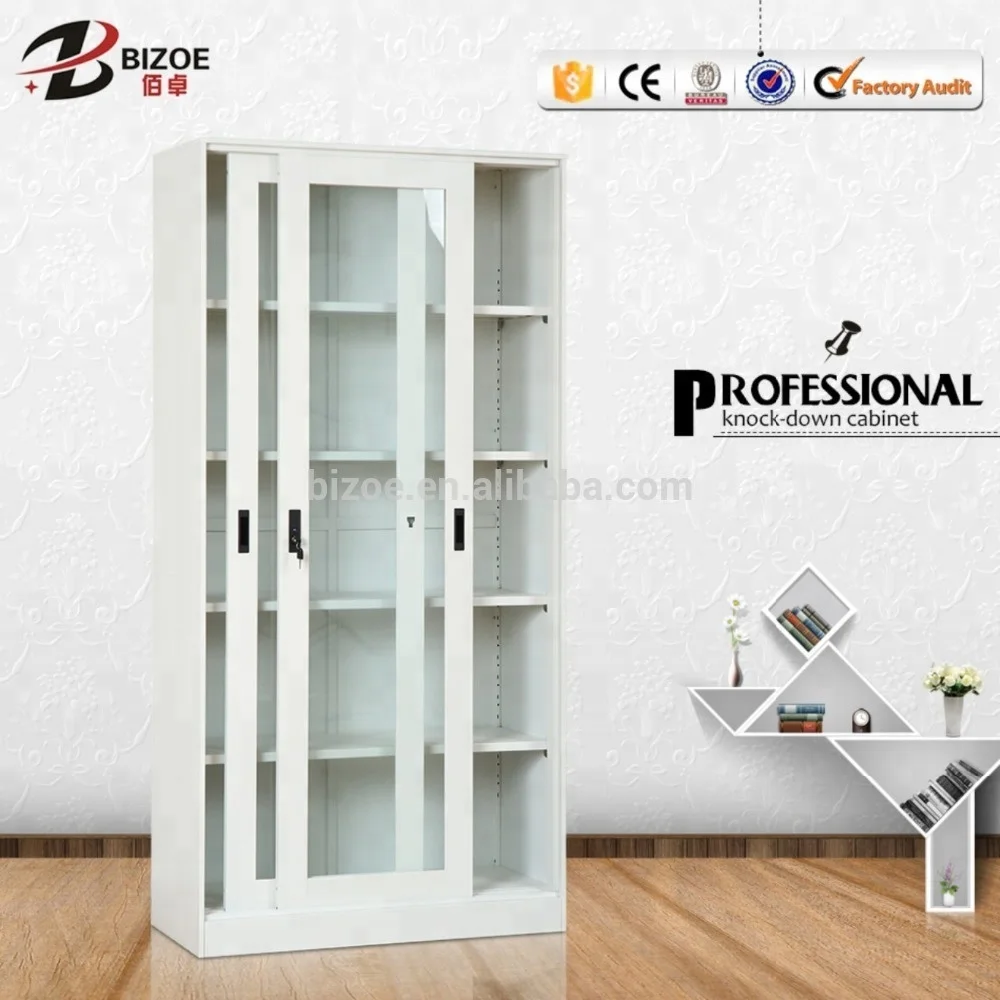 المعادن باب زجاجي تخزين سعر الحديد كتاب دولاب godrej الصلب almirah