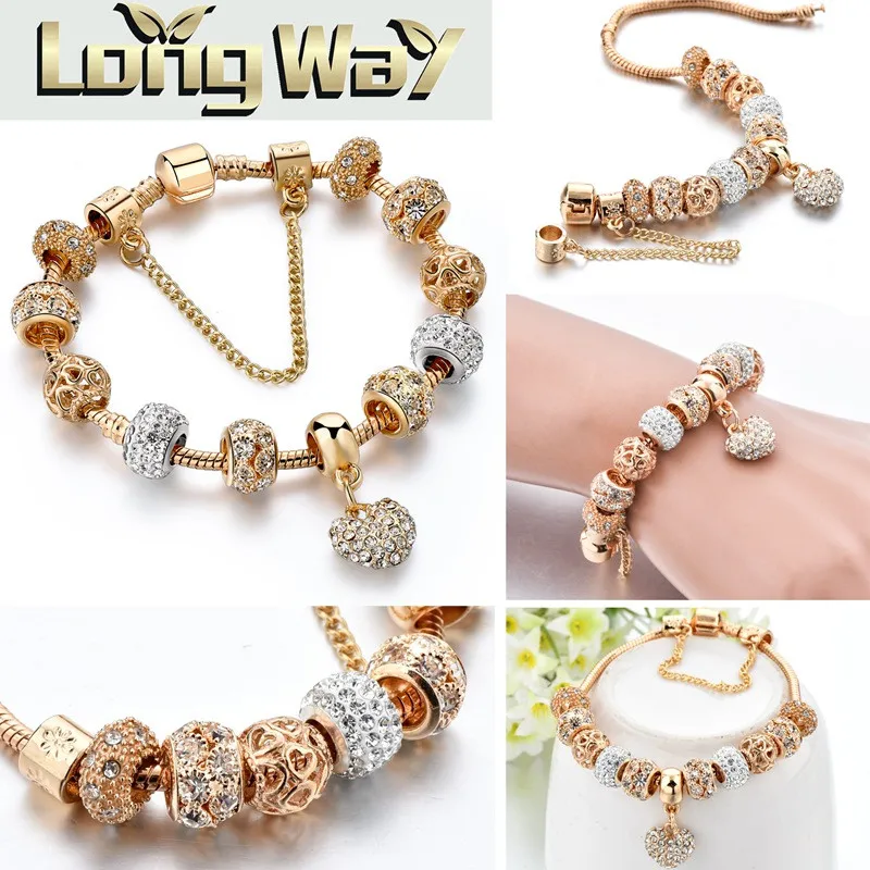 New Style Dubai Gold Jewelry Bracelet With Rhinestone Pendant Buy New