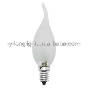 Halogen Candle Screw Light Bulb, 28W ES E14 Base Warm White 2700K Halogen Light Bulb Dimmable