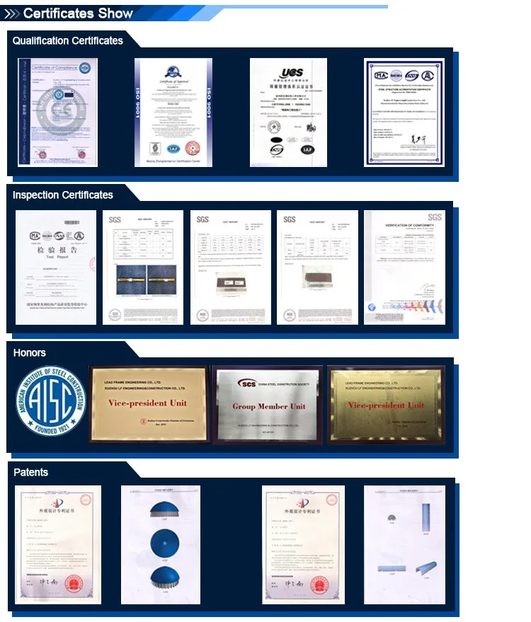 CE Certificate China Manufacturer Corrugated Steel Shed