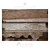 Natural White Beige Mixed Travertine Mosaic Tile Borders For Shower