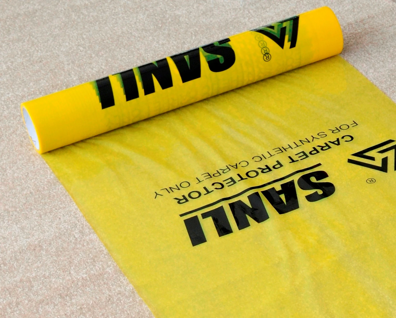 Fr Grade High Quality Sticky Colorful Carpet Protective Film Carpet Plastic Film Floor