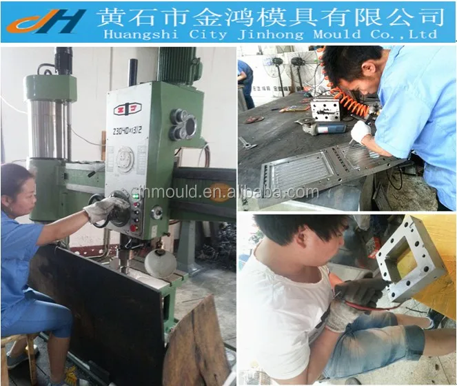 pvc wood plastic louvre blade moulding