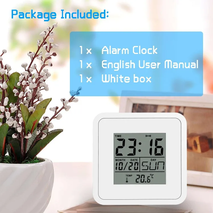 Multifunction digital alarm clock ce rohs with timer function, View