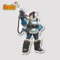 Bevle 9119 OW Shooting Game Mei Fashion Stickers Geezer Notebook Waterproof Tide 3M Sticker Fridge Skateboard