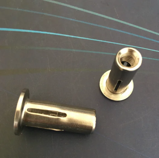 Stainless Steel Rivnuts Pre Bulbed Nut Buy Slotted Rivet Nut