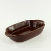 Wholesales glaze ceramic oven dish terracotta tableware baking dish for kitchen