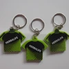 New arrived eco-friendly-3D pvc sexy clothes shape pvc keyring for decoration