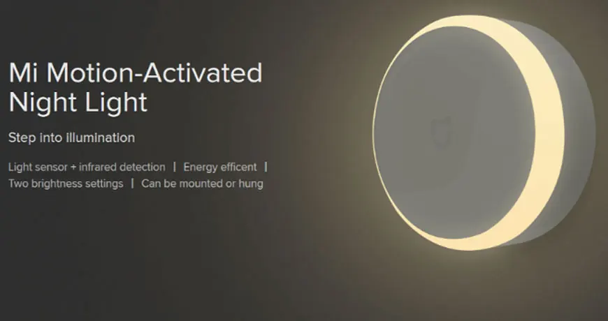 xiaomi motion sensor light