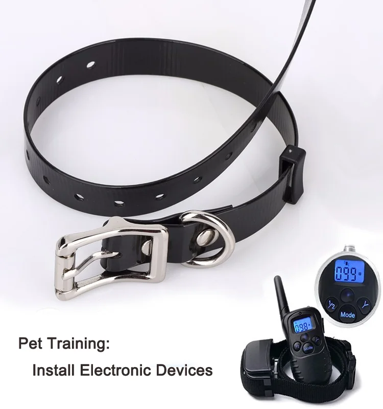 pet training collar installing electronic devices
