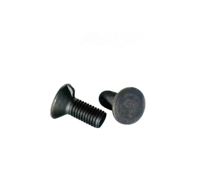 Din604 Carbon Steel Black Flat Countersunk Nib Bolts Carriage Bolt M6 To M24 Buy Black Flat