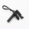 camping equipment china metal fire starter with compass & whistle