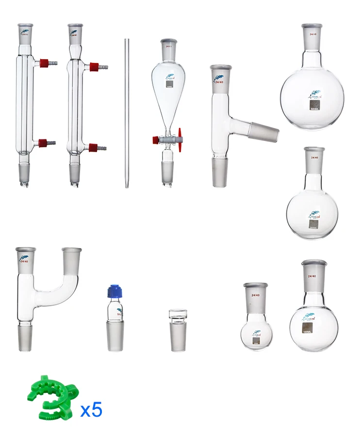 Joan Lab Glass Distillation Kits,Organic Chemistry Lab Glassware Kits