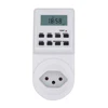 Plug in standard digital programmable kitchen timer switch Swiss Type M plug socket