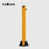Direct Factory price steel yellow folding down removable bollard parking post for Roadway Safety