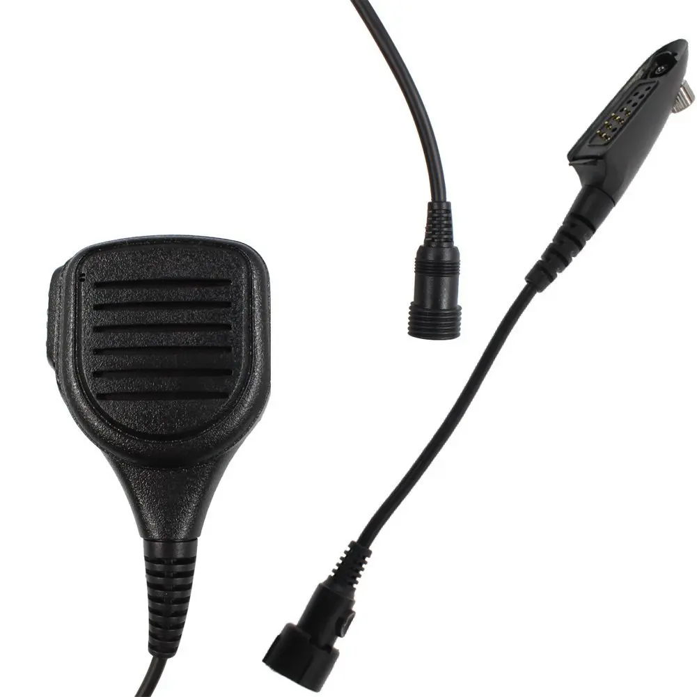 AOER 2 Pin Waterproof Shoulder Remote Speaker Mic Microphone with PTT