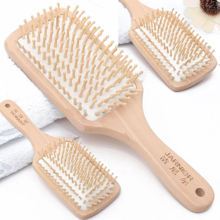 Big Wooden Hair Brush Detangler Wood Paddle Hair Brush For Women Buy