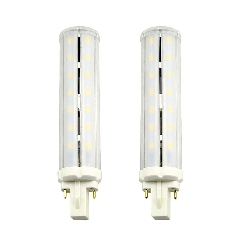 26W CFL Equivalent Bonlux 2-Pack GX24Q 4-pin LED Bulb Removal//Bypassing is Required 360 Degree Beam Angle GX24//G24Q LED PL Recessed Lamp 12W - Warm White 3000K Ballast Incompatible Non-dimmable