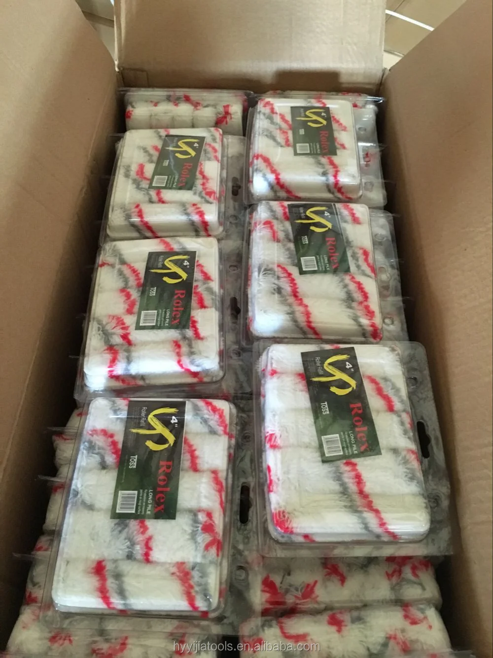 4" Mini Paint Roller Refill Brush 10pcs Plastic Box Packing - Buy 4" Mini Paint Roller Refill