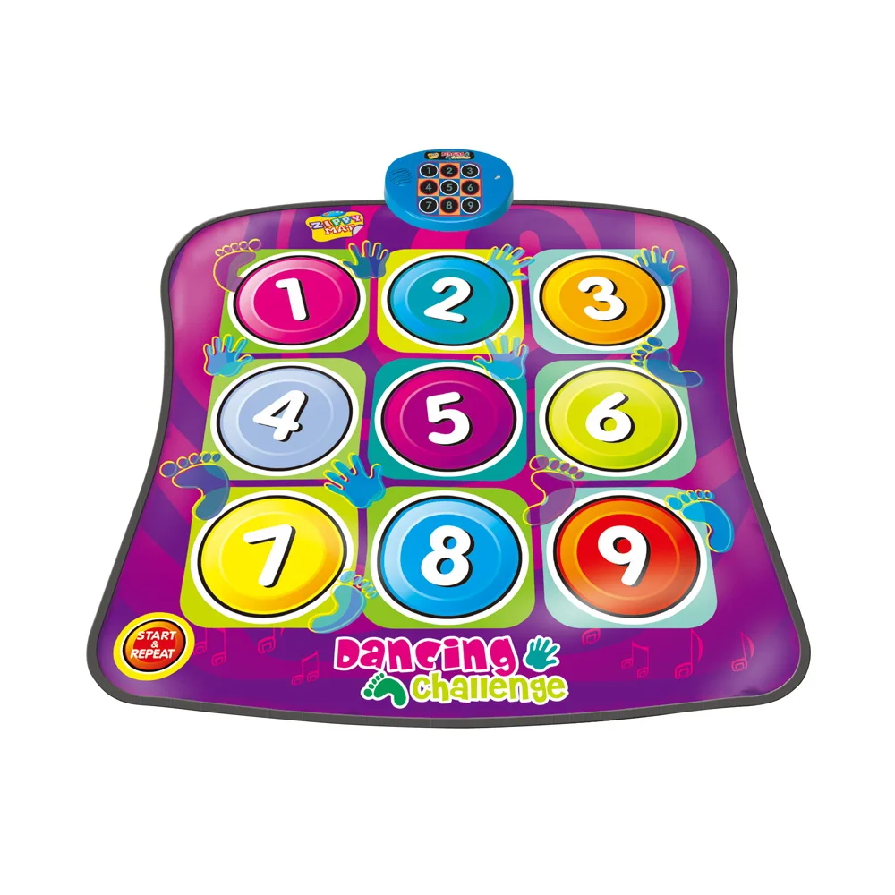 
Kids eco-friendly electronic toy digital dance mat pad 