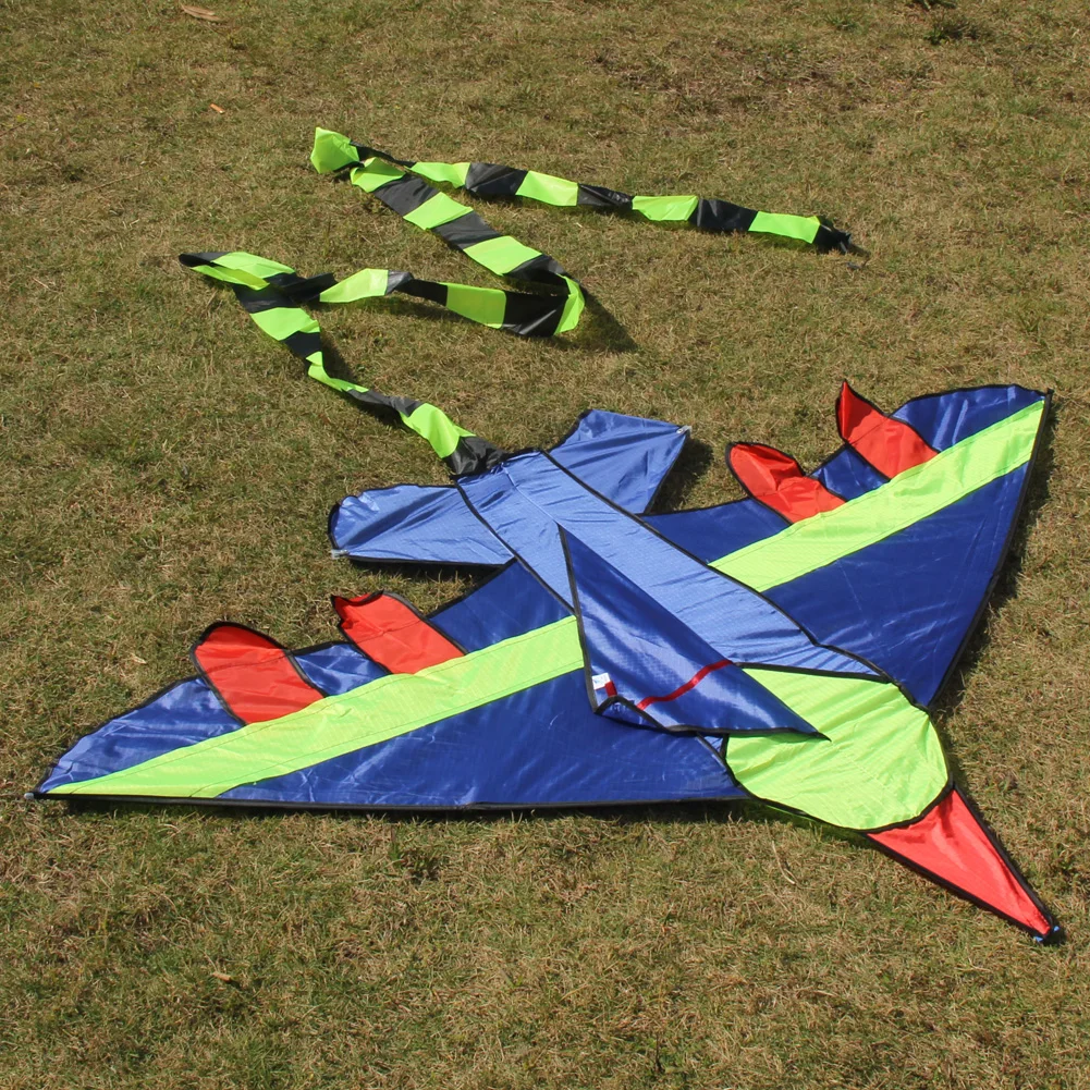 Children Flying Kite Novelty Cartoon Design Airplane Shape Kites With