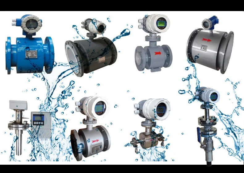 digital water magnetic flow meter electromagnetic flowmeter