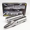 Train Model Toy Die-cast Magnetic Pullback Passenger Train Metal Subway Railway Model Set