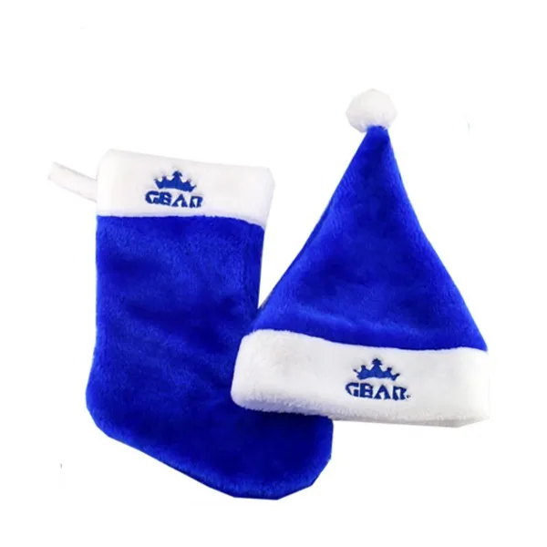 Wholesale custom christmas santa sock decoration