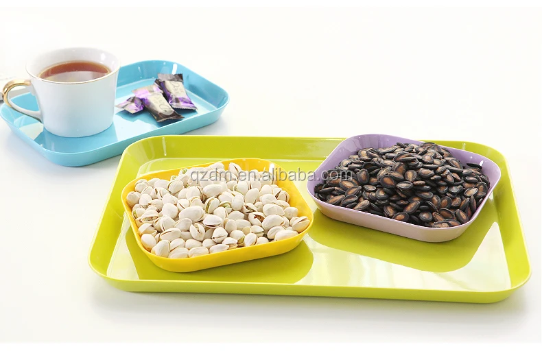 Rectangular Melamine Trays With Handles