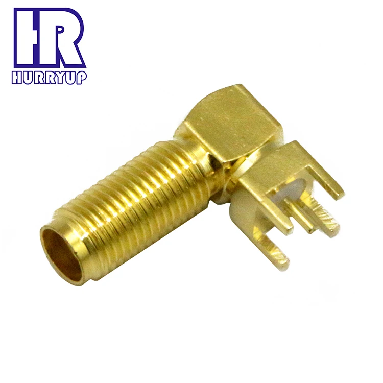 Pcb Edge Mount Female Sma Connector For Gsm Antenna Buy Sma Connector