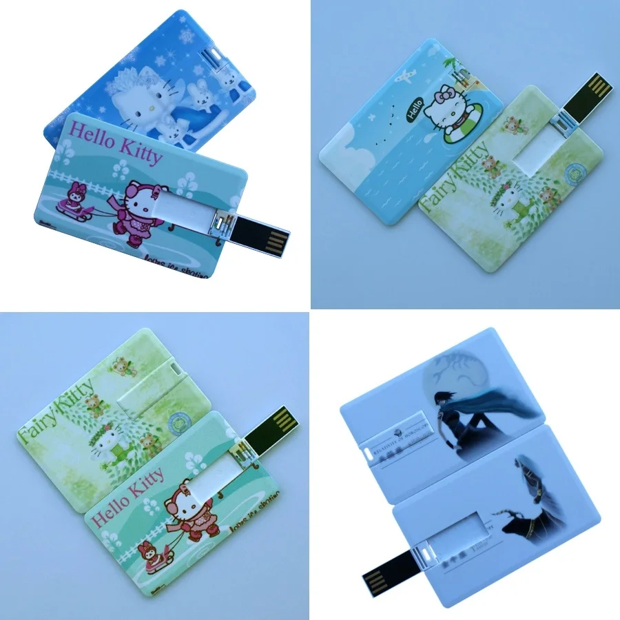 2018 hot new products promotional gift pvc business card usb flash drive manufacturer with competitive price - ANKUX.COM