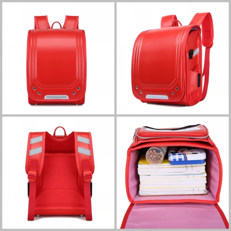 Hot sale waterproof kids backpack blank pu school backpack for girls and boys 