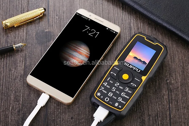 Cheap 1.77 Inch Gsm Cdma 2000mah Big Battery Rugged Phone Tf Fm Power