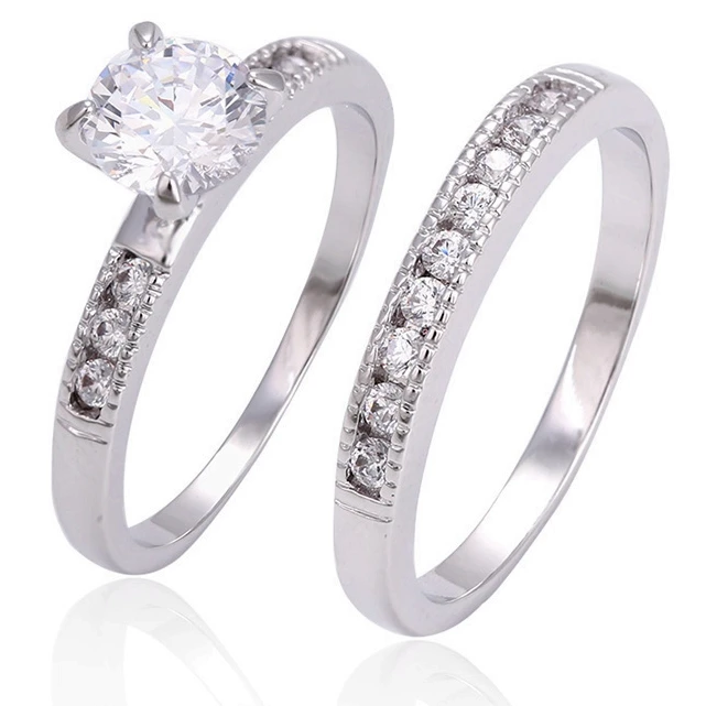 13482 Xuping белое золото кольцо дизайн для пар, пара кольцо Саудовская Аравия Белое золото Обручальное кольцо цена, Сияющие украшения