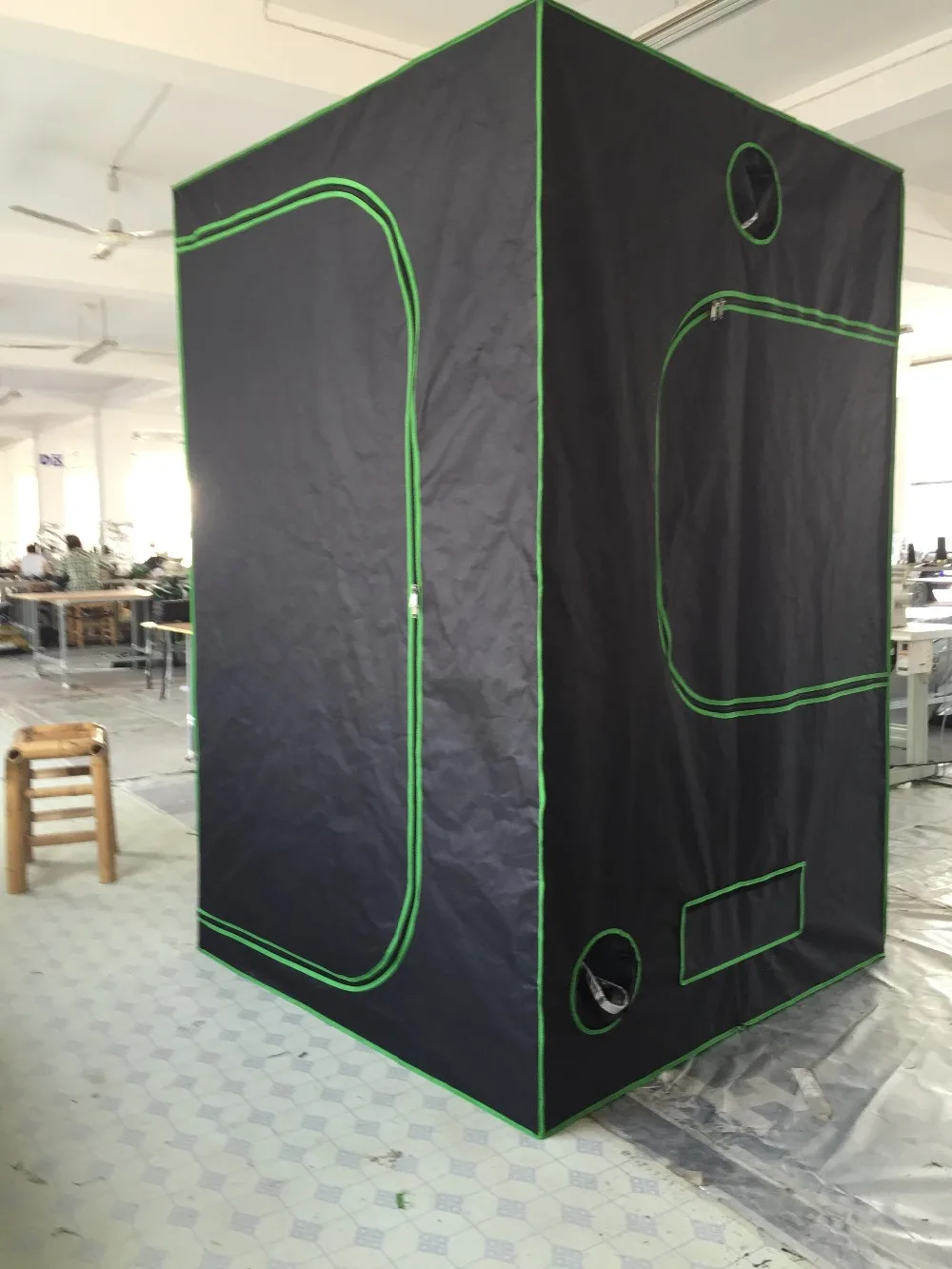 Silver Reflective Thick Mylar Fabric Complete Grow Tent Kit