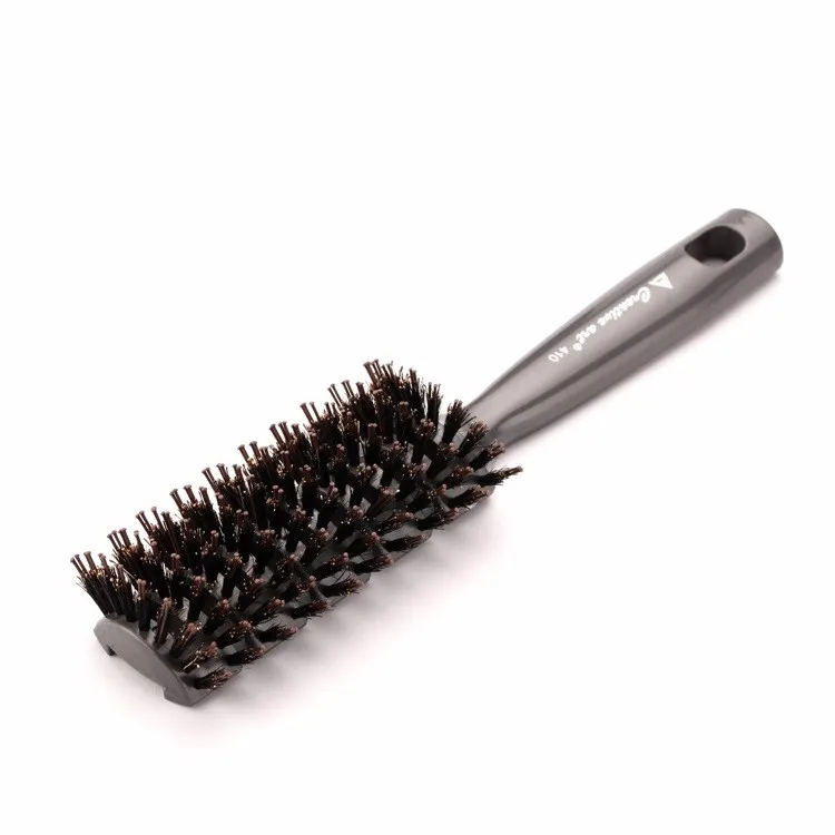 Plastic Boar Bristle Vent Hair Brush Cleaning Best At Detangling Thick