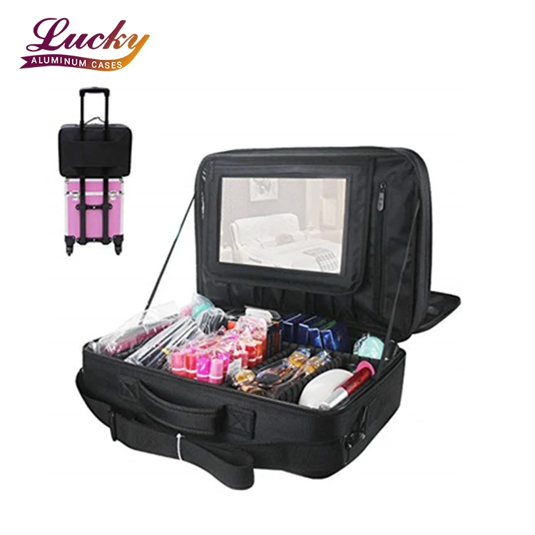 large makeup suitcase