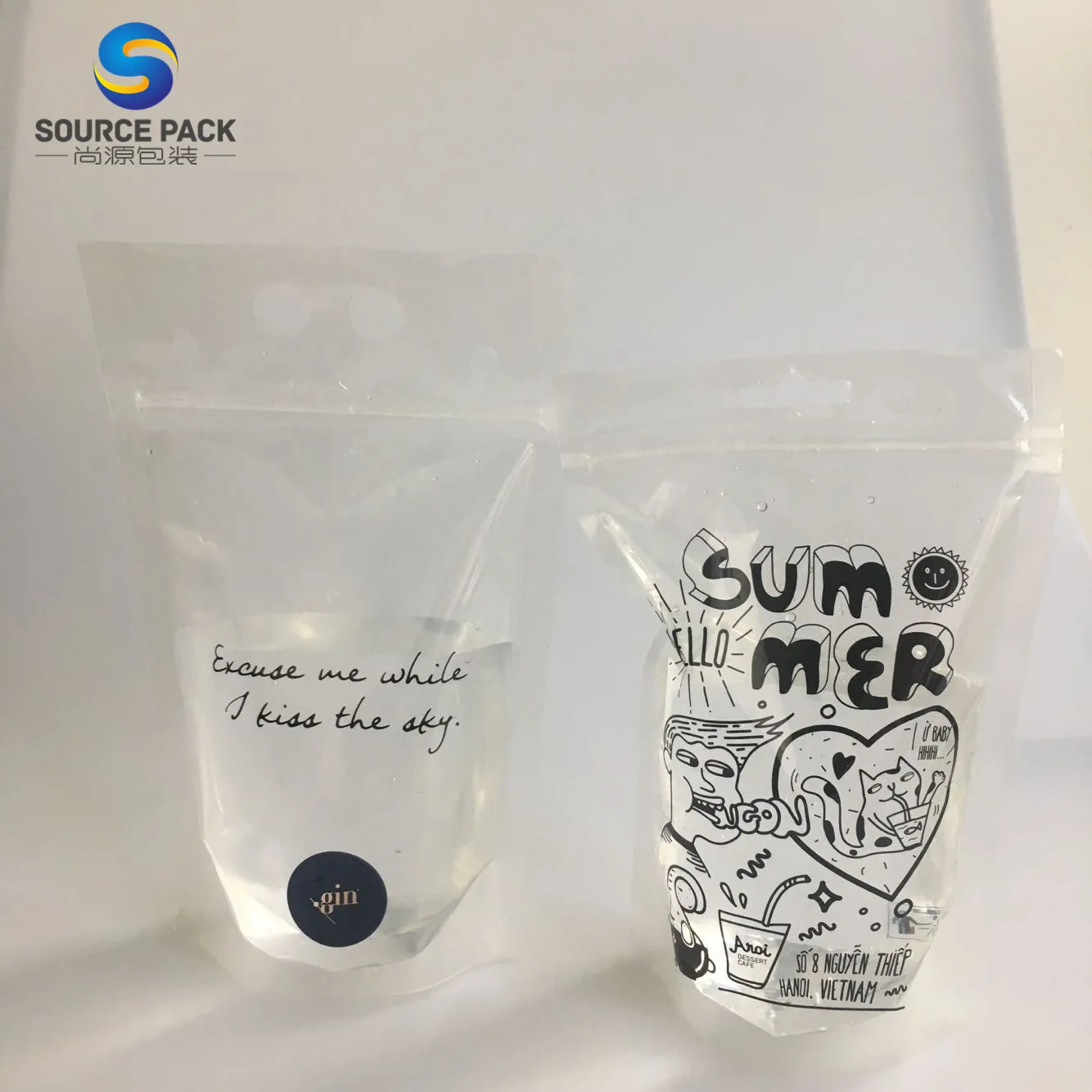 Customized Flexible Packaging Refillable Drinking Pouch For Liquid Fruit Juice Beverage Buy